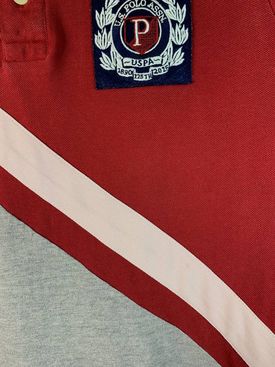 U.S. Polo Assn. × Vintage US POLO ASSN 125th Anniversary | Rugby Polo Shirt | Mens | Size US M / EU 48-50 / 2 - 5 Thumbnail