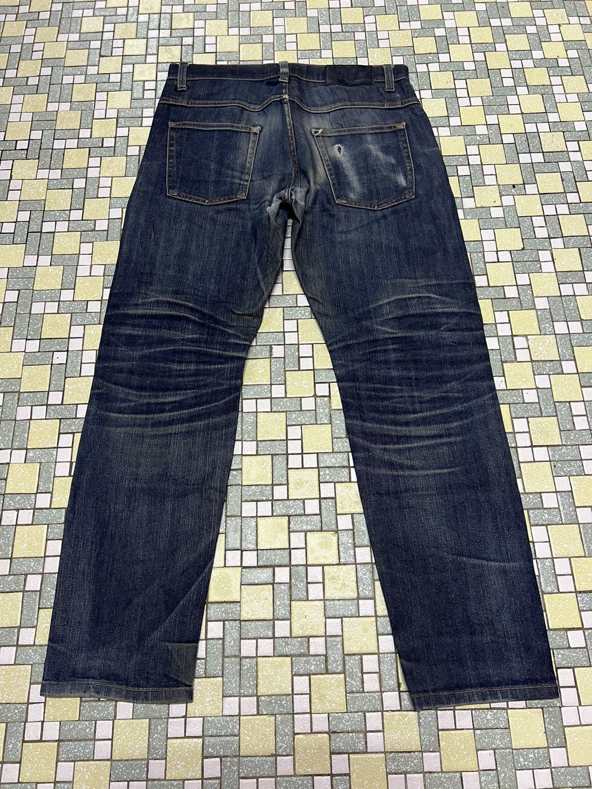 Jil Sander UNIQLO JIL SANDER Selvedge Distressed Denim Jeans Size US 32 / EU 48 - 6 Thumbnail