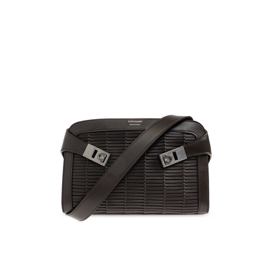 Salvatore Ferragamo FERRAGAMO Hug Woven Moro Shoulder Bag New & Authentic Size ONE SIZE - 1 Thumbnail