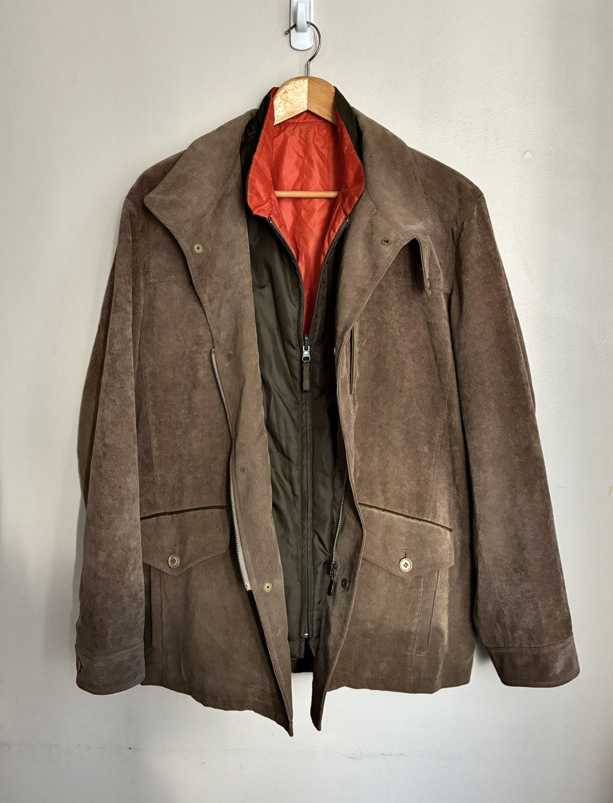Jean Charles De Castelbajac CASTLEBAJAC Vintage Removable Vest Corduroy Zipper Jacket Size US L / EU 52-54 / 3 - 3 Thumbnail