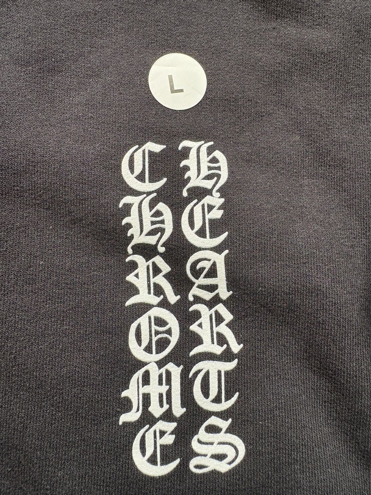 Chrome Hearts Chrome Hearts Black Vertical Logo Zipup Hoodie Size US L / EU 52-54 / 3 - 5 Thumbnail