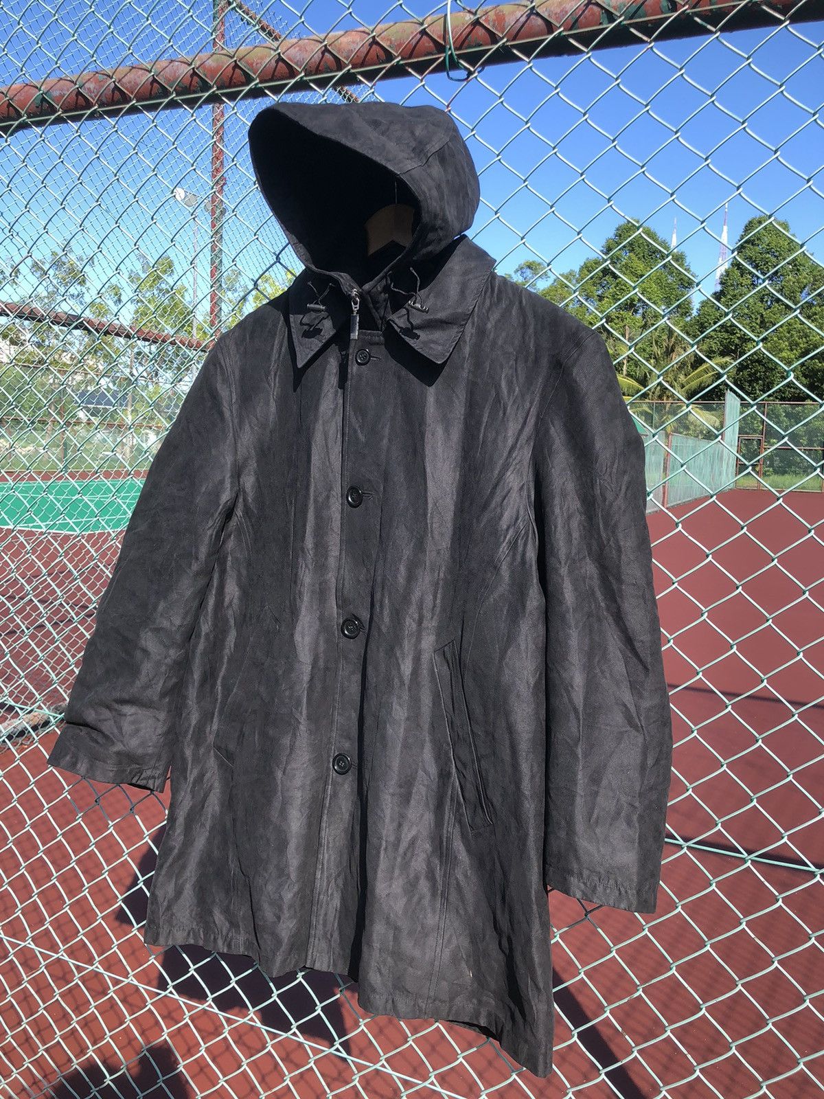 Bugatti × Japanese Brand × Vintage Vintage Buggati Hirmer Long Jacket Coat Size US L / EU 52-54 / 3 - 4 Thumbnail