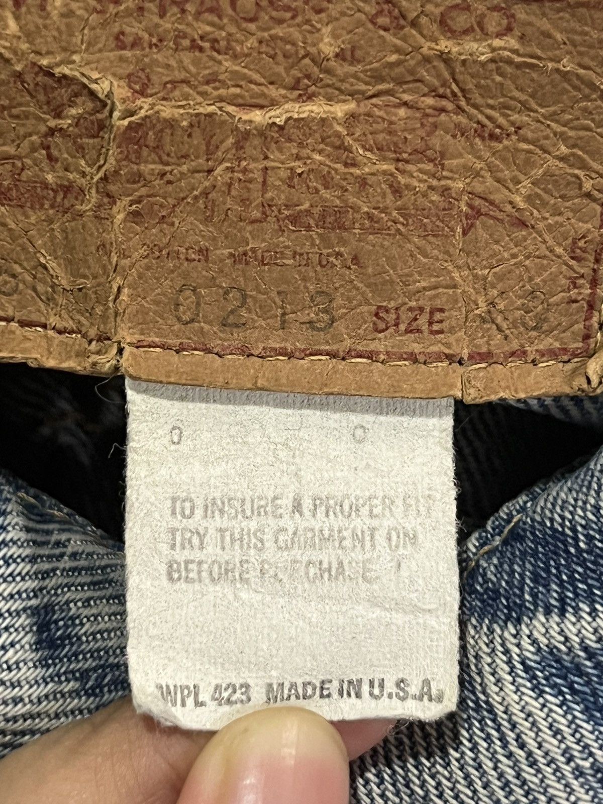 Levi's Vintage Levis Denim Trucker Jacket 90s Size US M / EU 48-50 / 2 - 11 Thumbnail