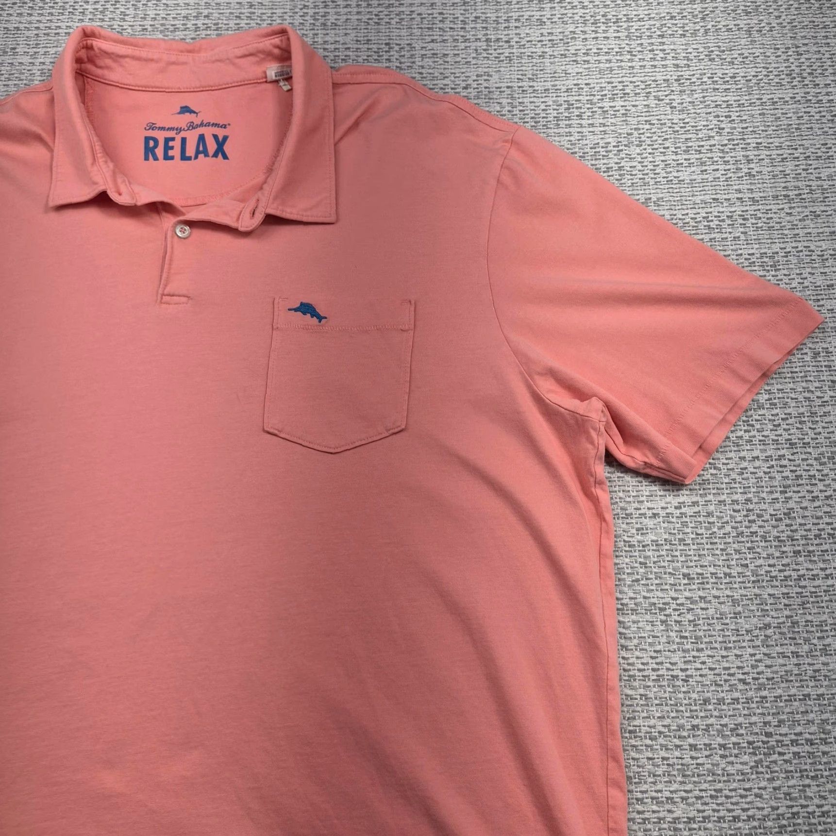 Tommy Bahama Tommy Bahama Relax Polo Shirt Mens 2XL Pink Short Sleeve Pocket Polo Shirt Mens 2XL Pink Casual Beach Golf USA Logo 90s Theme Size US XXL / EU 58 / 5 - 2 Thumbnail
