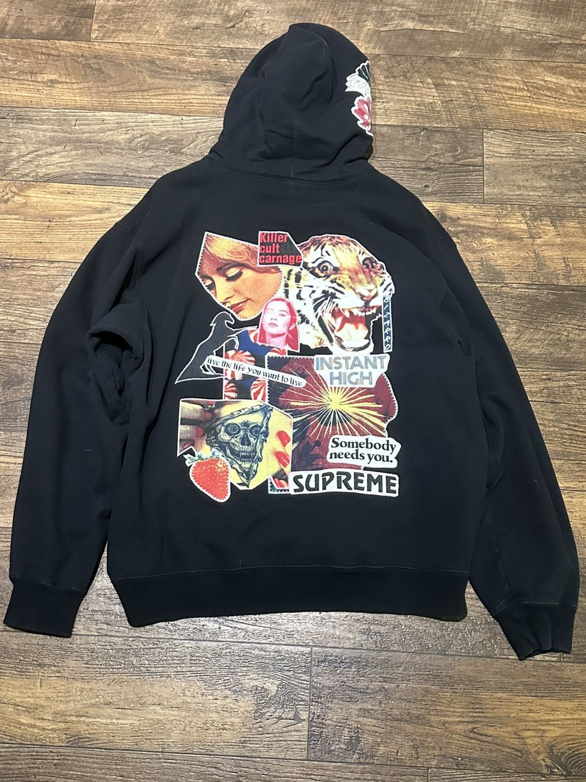 Supreme Supreme Instant High Patches Hooded Sweatshirt (SS22) XXL Size US XXL / EU 58 / 5 - 2 Thumbnail