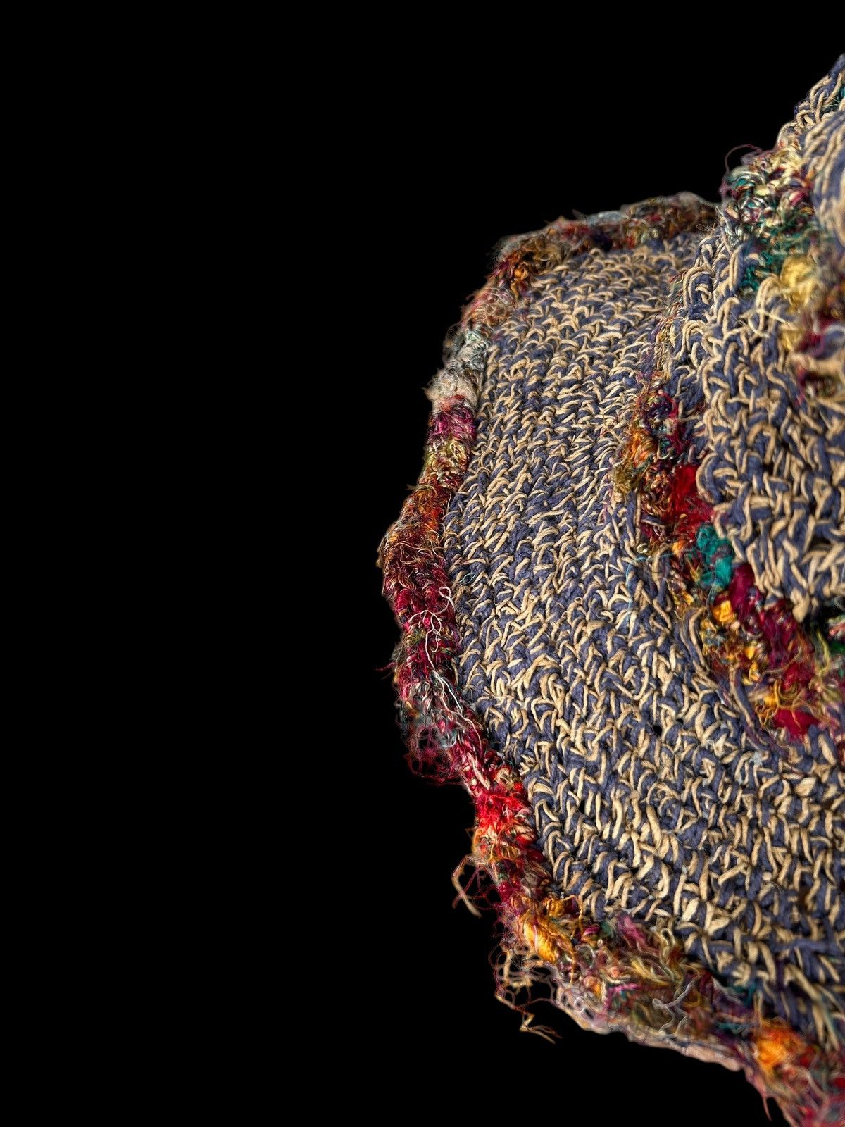 Japanese Brand × Kapital × Vintage TITICACA Crochet Knitted Custom Rare Bucket Hats ☠️☠️ Size ONE SIZE - 9 Thumbnail