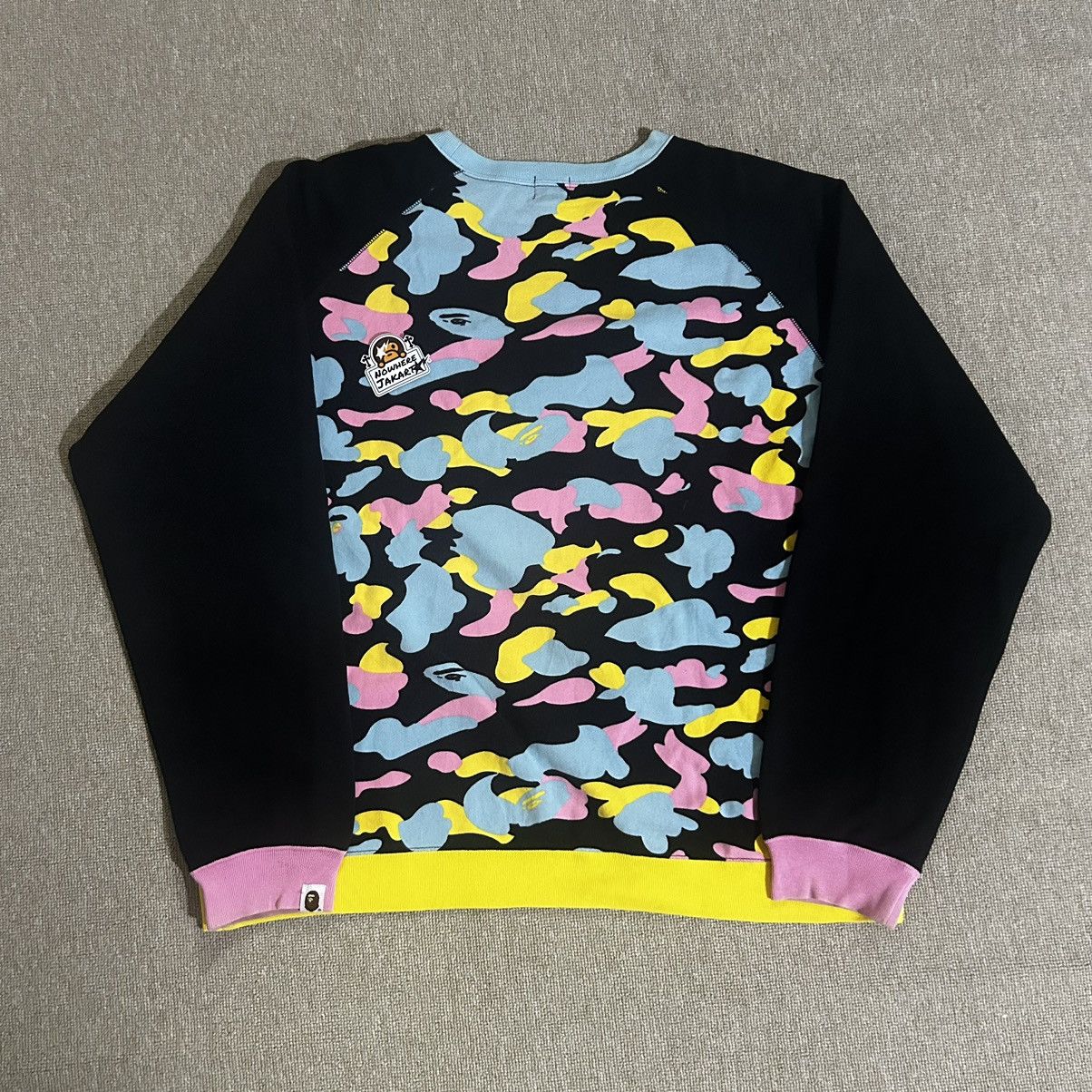 Bape Cotton Candy Camo Crewneck Size US L / EU 52-54 / 3 - 4 Thumbnail