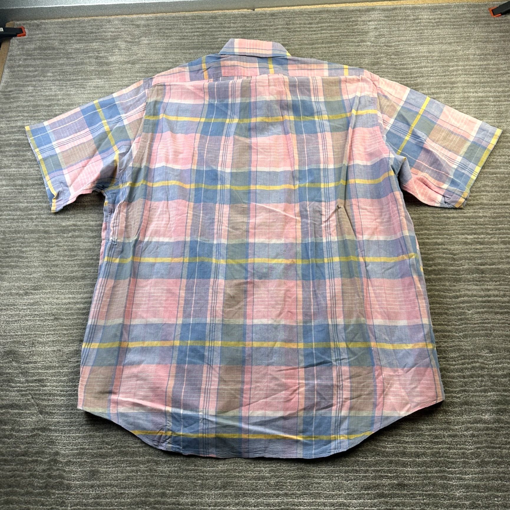 Ralph Lauren Ralph Lauren Shirt Mens Large Pink Plaid Madras Button Up Pony Shirt Size US L / EU 52-54 / 3 - 2 Thumbnail