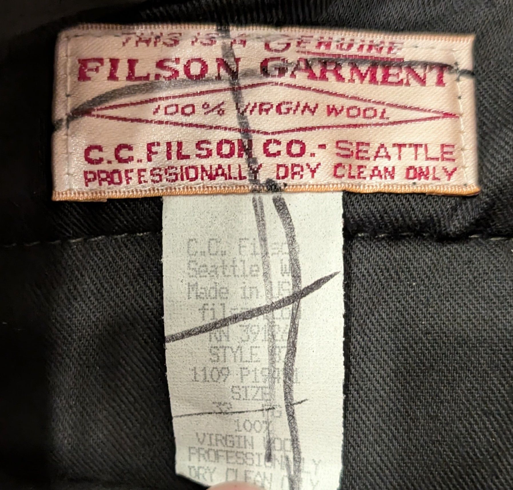Filson Vintage C.C. Filson Mackinaw Wool Field Cargo Pants Size US 32 / EU 48 - 3 Thumbnail