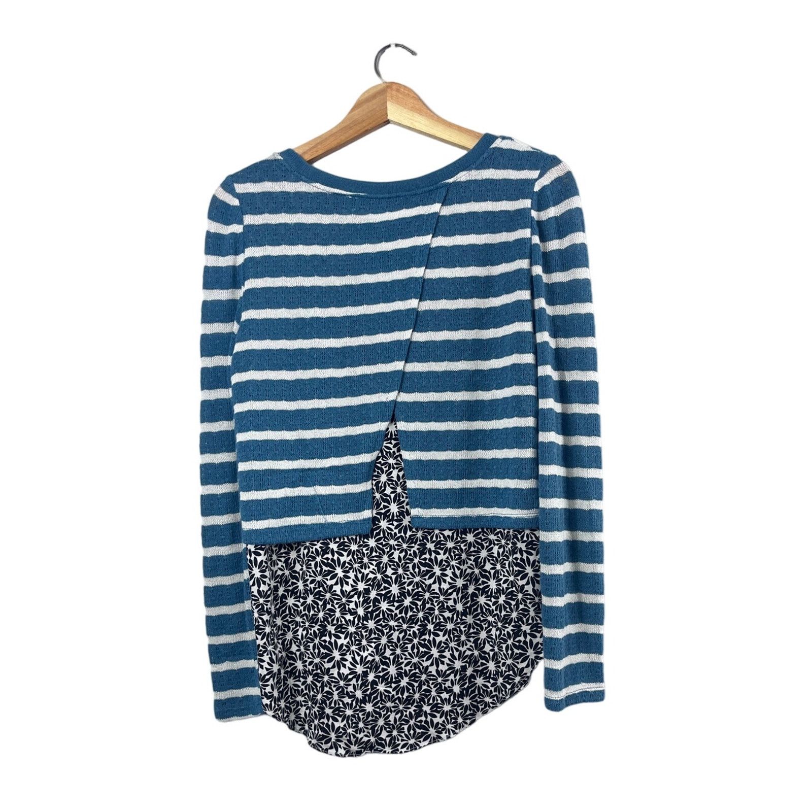 Anthropologie Women's Anthropologies Striped Long Sleeve Shirt S Size XL / US 12-14 / IT 48-50 - 3 Thumbnail