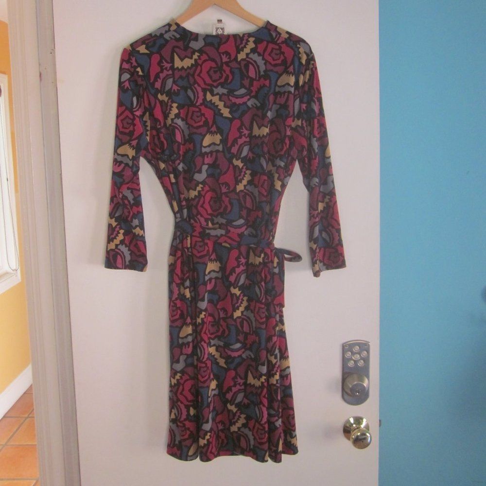 Anne Klein Anne Klein Faux Wrap Colorful Dress Size XL Size XL / US 12-14 / IT 48-50 - 13 Thumbnail