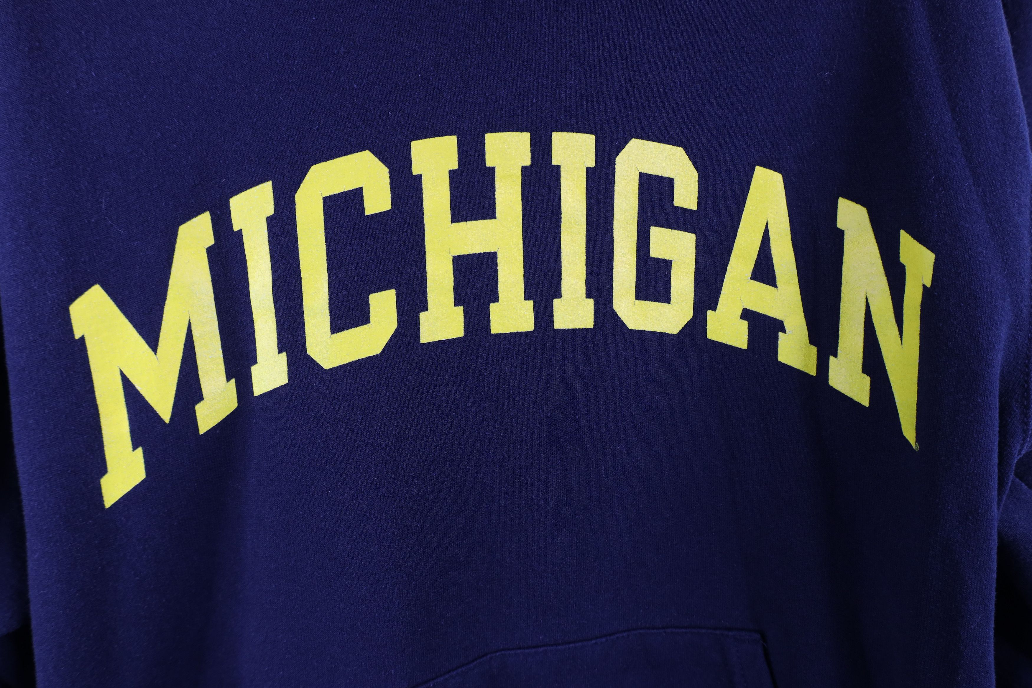 Champion Vintage Champion University of Michigan Hoodie Sweatshirt Size US S / EU 44-46 / 1 - 7 Thumbnail