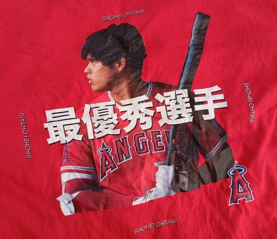 MLB Shohei Ohtani 🎌 MLB Baseball Player Tshirt ⚾ Size US XL / EU 56 / 4 - 1 Thumbnail
