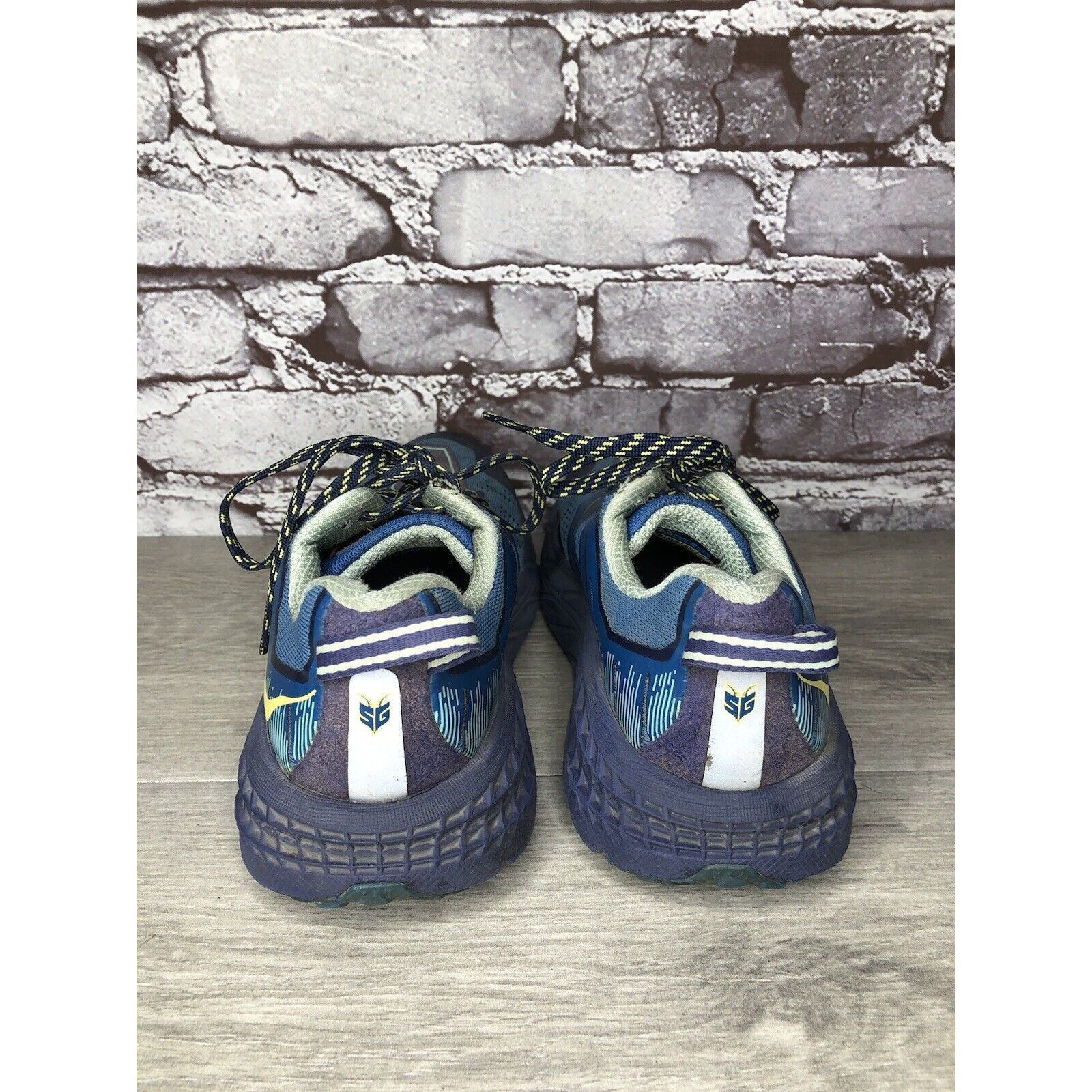 Hoka Hoka One One Speedgoat 3 Blue Synthetic Sneakers Shoes Women Size US 7 / IT 37 - 5 Thumbnail