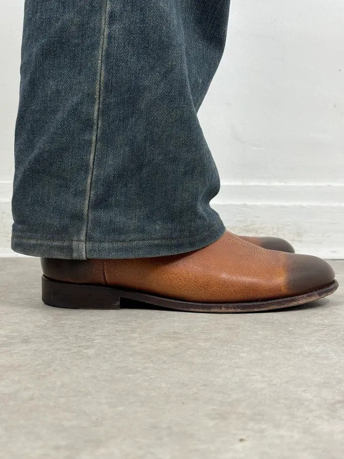 The Last Conspiracy The Last Conspiracy Brown Gradient Leather Boots Size US 8 / EU 41 - 4 Thumbnail