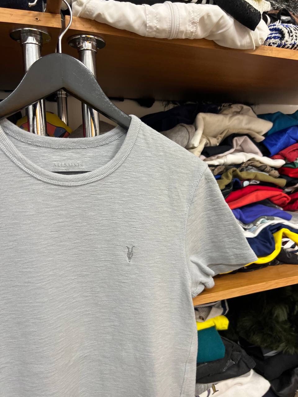 Allsaints Allsaints Logo Sky Blue Hype Crew Tee T-shirt Large Size US S / EU 44-46 / 1 - 3 Thumbnail