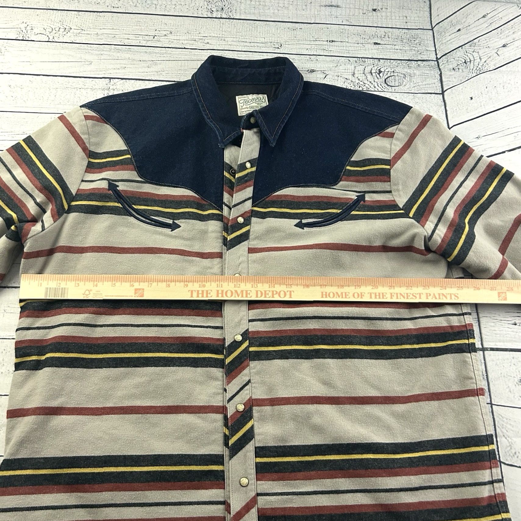 Tecovas Tecovas Western Jacket Pearl Snap Button Wildcat Men's XL Size US XL / EU 56 / 4 - 4 Thumbnail