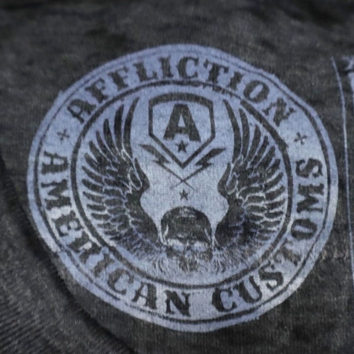 Affliction Affliction American Customs All Over Print T-Shirt Black Men's XL Shirt Slim fit Size US XL / EU 56 / 4 - 5 Thumbnail
