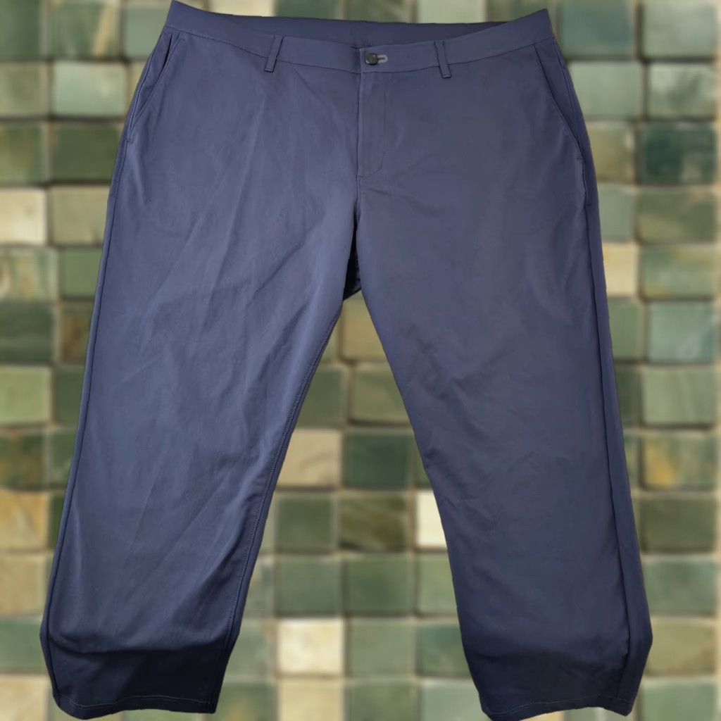 Vintage Public Rec Pants Mens 42x26 Navy All Day Every Day Slim Fit Stretch Athletic Pants Mens 42x26 Navy Size US 42 / EU 58 - 1 Thumbnail