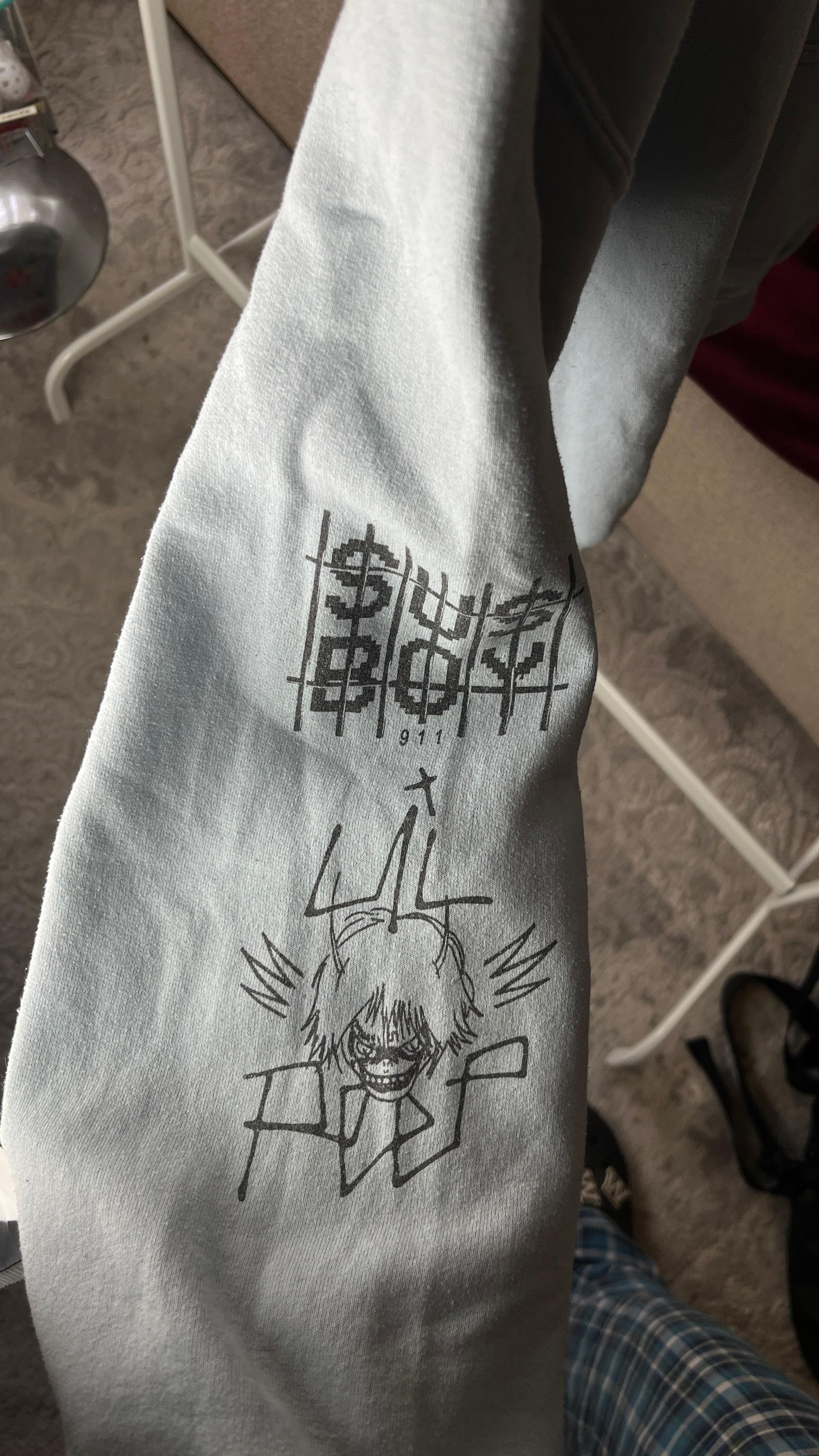 Lil Peep Lil Peep x Sus Boy Angels Protect Me Hoodie Size 2XL / XXL Size US XXL / EU 58 / 5 - 3 Thumbnail