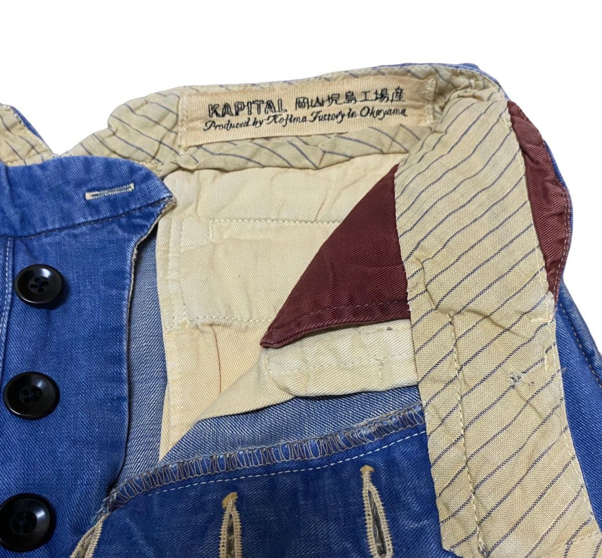 Kapital Rare Design Vintage Japanese Brand Kapital Baggy Jeans 1990s Size US 29 - 7 Thumbnail