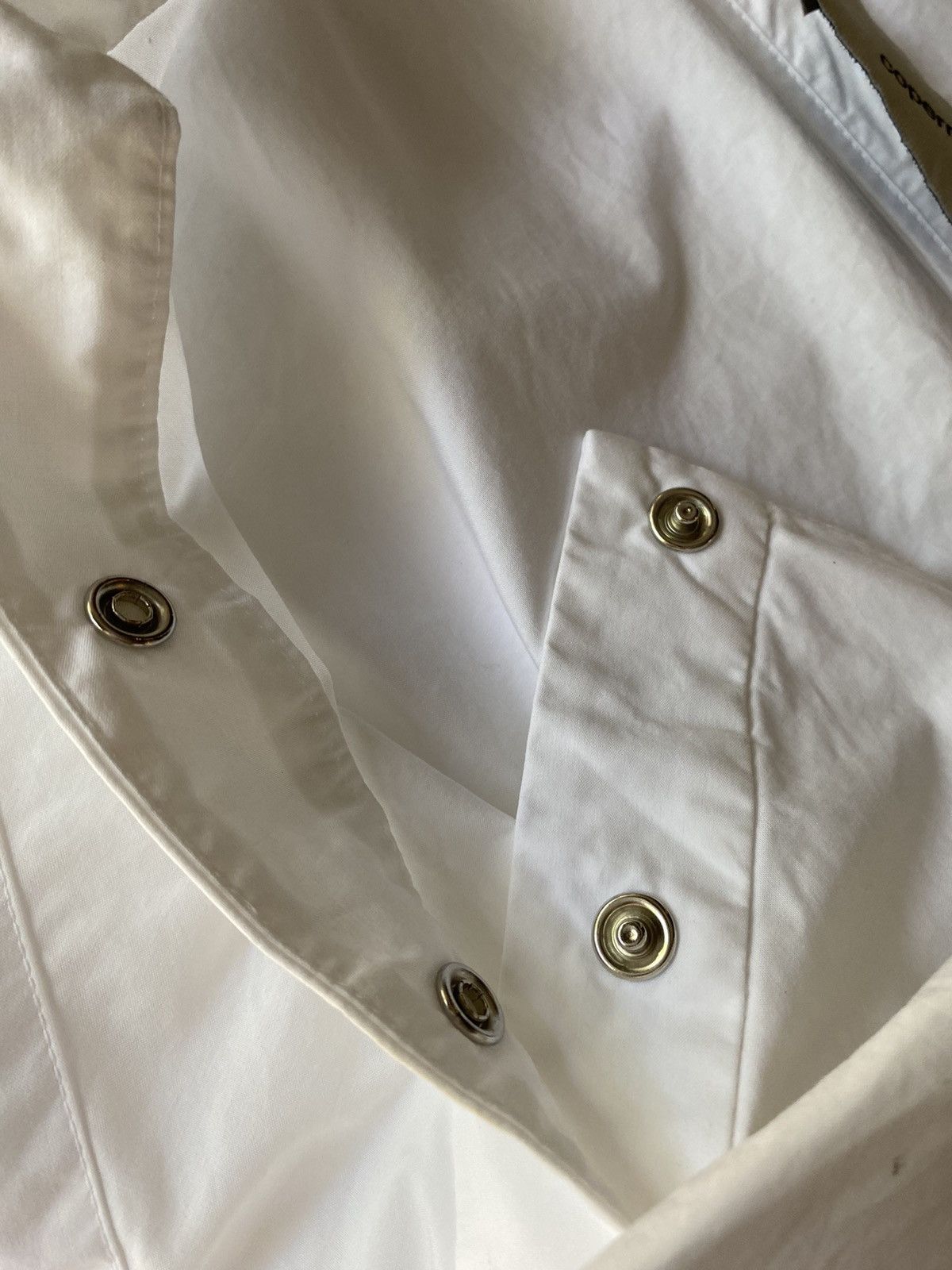 Coperni Coperni Asymmetric White Button-Up Blouse Size XS / US 0-2 / IT 36-38 - 6 Thumbnail