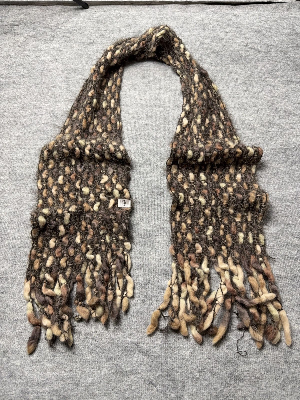 Japanese Brand Avant Garde japanese fuzzy mohair Opium scarf vintage y2k Size ONE SIZE - 5 Thumbnail