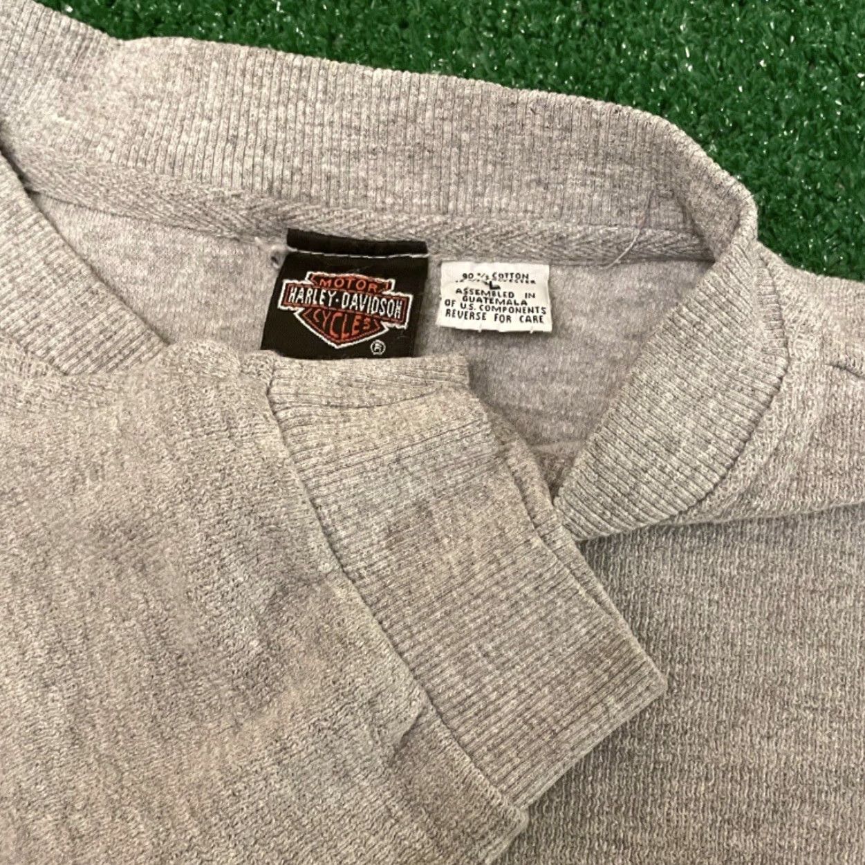 Harley Davidson VINTAGE Harley-Davidson Daytona Florida Main St Biker 2001 Long Sleeve Shirt L Gray Mens 90s Y2K Florida USA Size US L / EU 52-54 / 3 - 3 Thumbnail