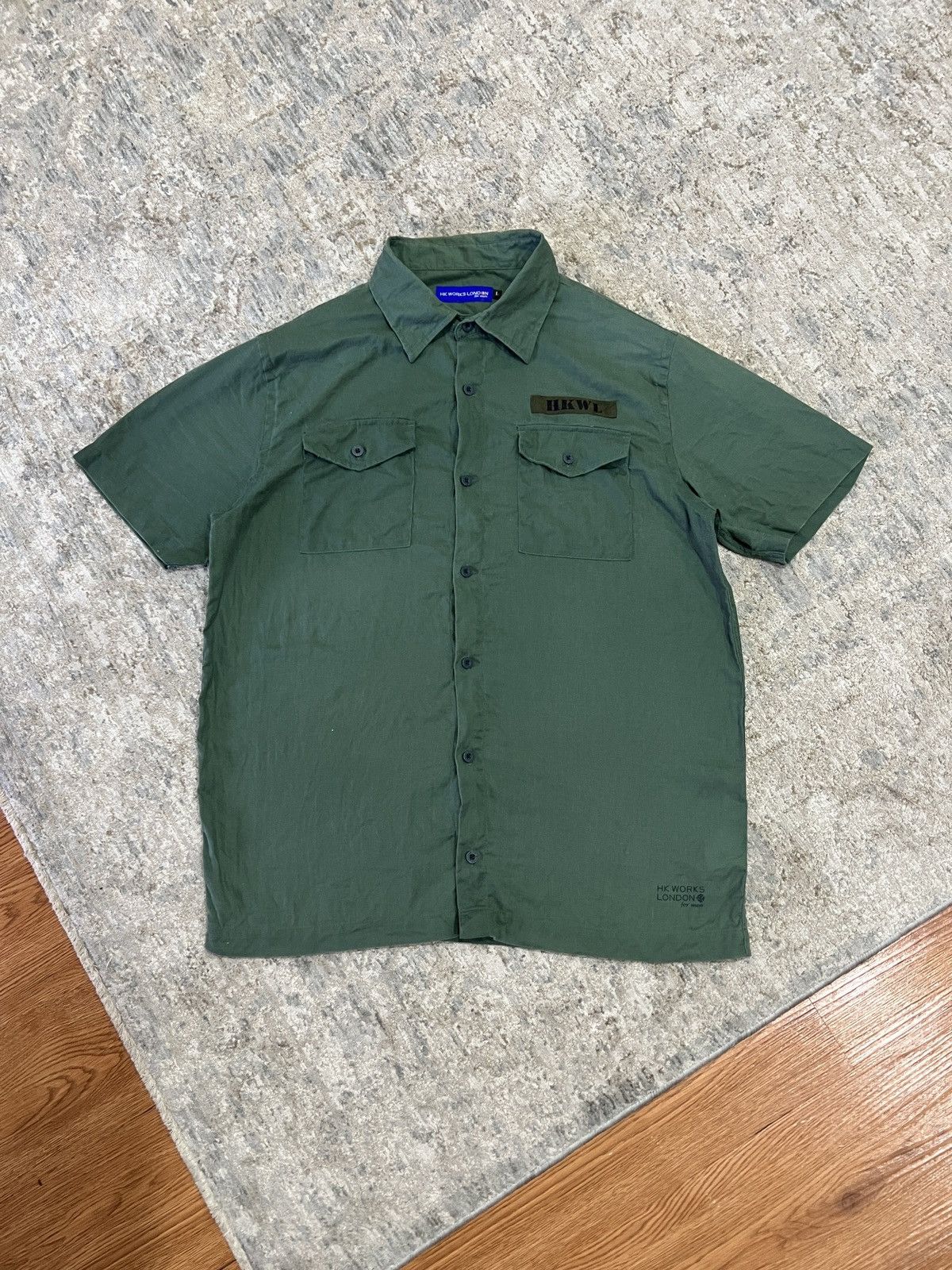 image of Hk Works London in Green, Men's (Size Large)