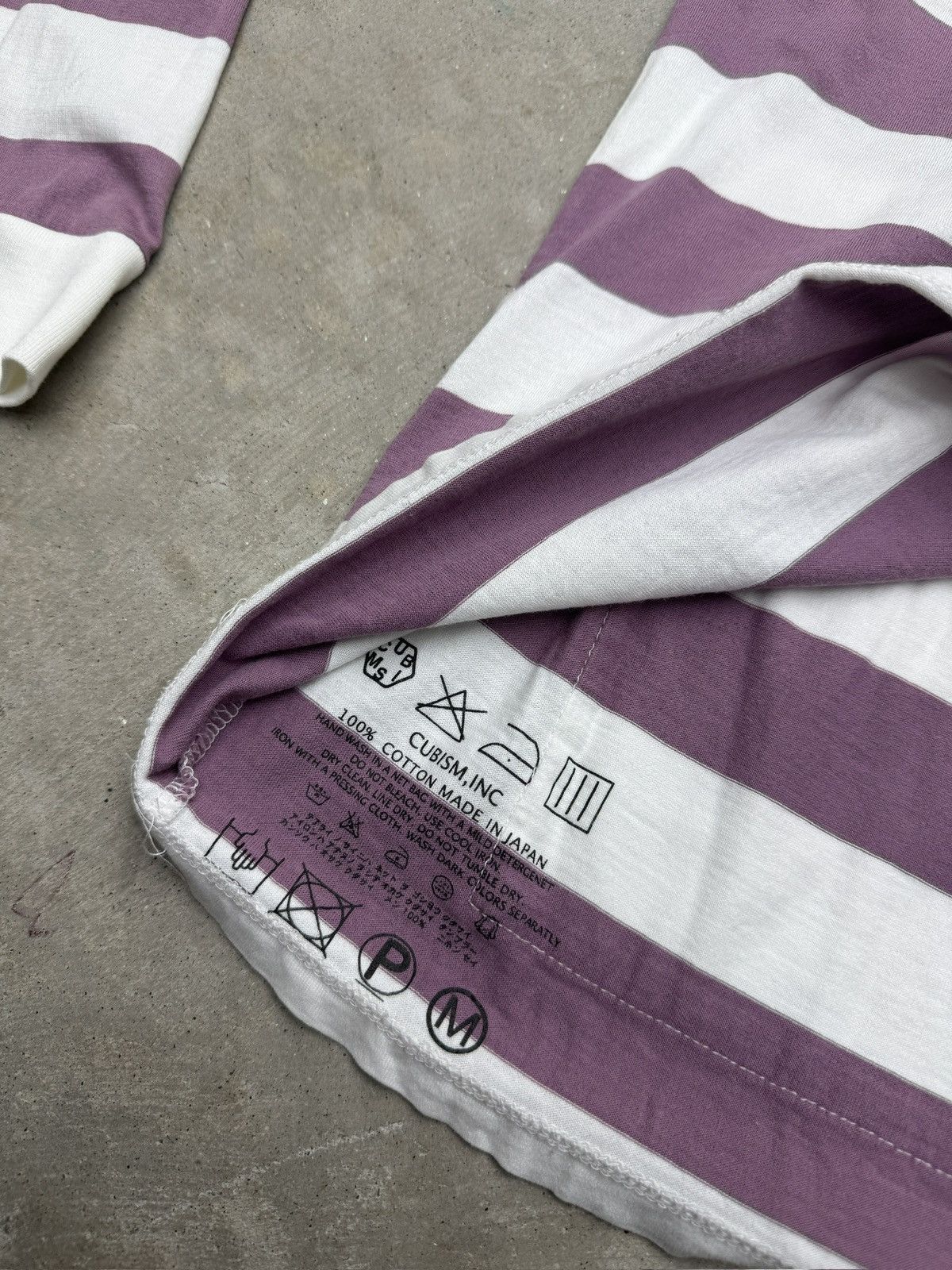 Visvim White and Pink Stripped VisVim LongSleeve Size US S / EU 44-46 / 1 - 4 Thumbnail