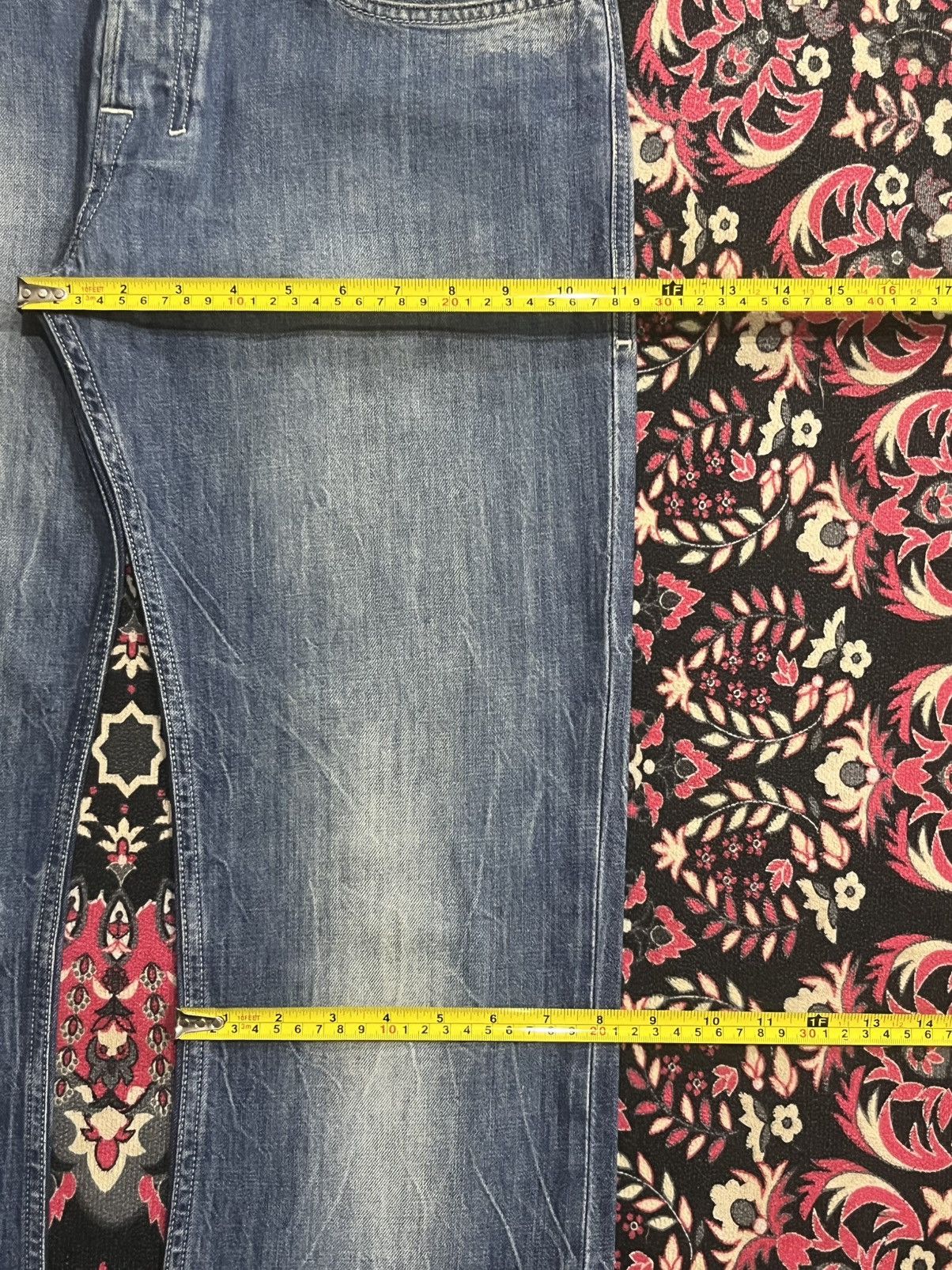 Diesel ⚡️Flare⚡️Vintage Diesel “Zatiny” Overflow Thunder Blue Jeans Size US 29 - 17 Thumbnail