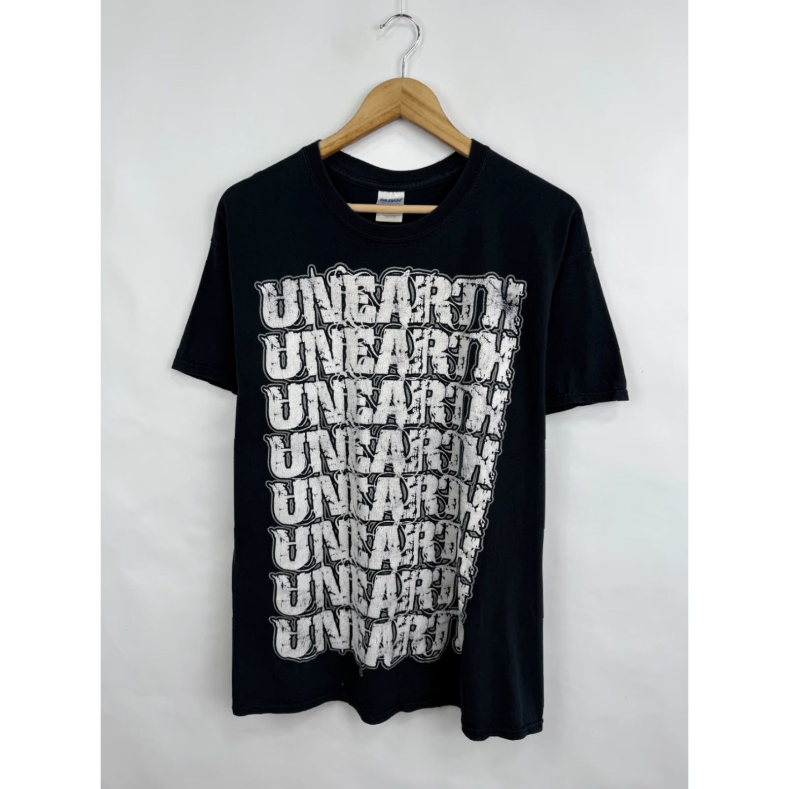 Gildan VINTAGE Unearth Band Y2K European Tour 2012 Tee T-Shirt Mens L Black Shirt Limited? Size US L / EU 52-54 / 3 - 3 Thumbnail