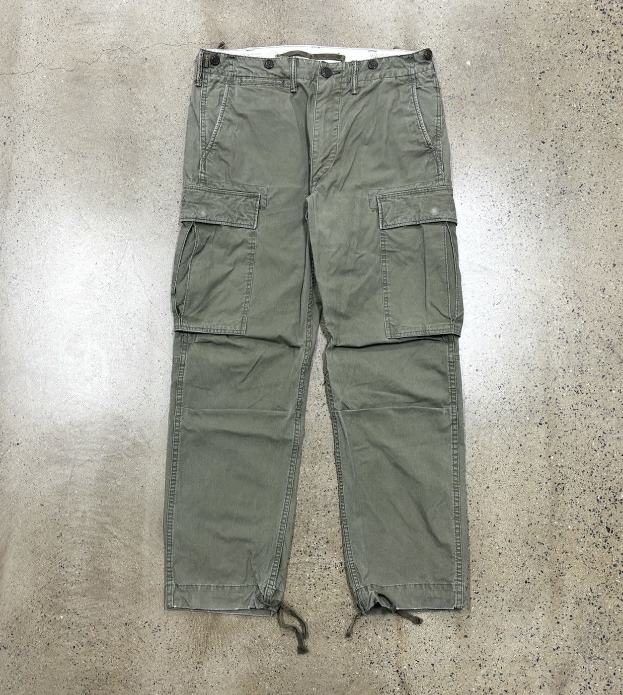 RRL Ralph Lauren Double RL RRL Canvas Surplus Cargo Pants Size US 31 - 1 Thumbnail