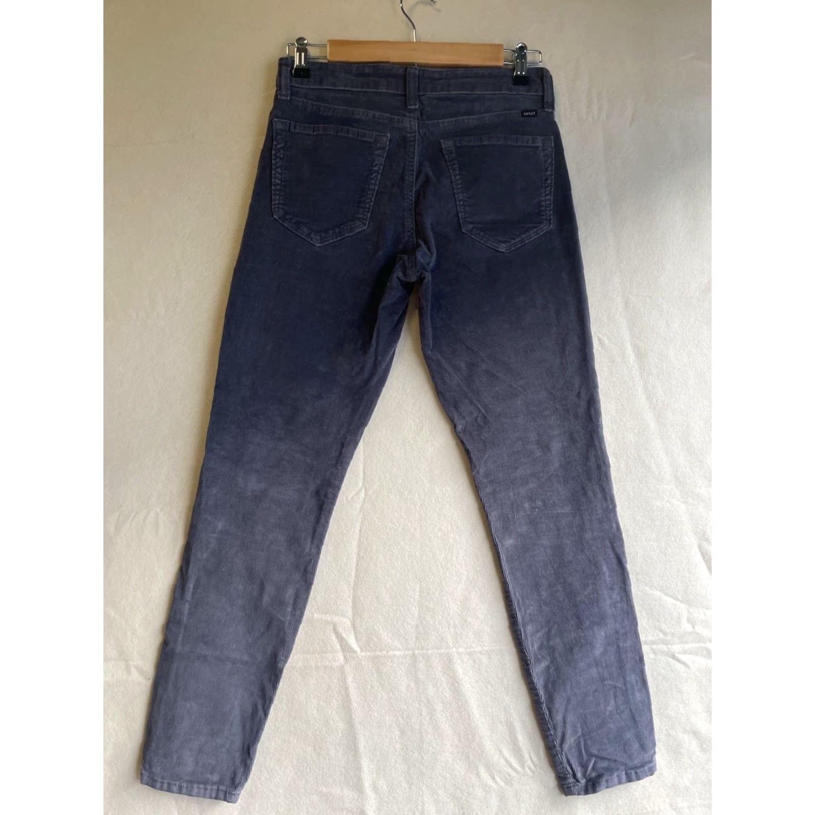 Lucky Brand Lucky Brand Pants Womens 4/27 Ava Skinny Corduroy Gray Stretch Pants Womens Regular Gray Corduroy Stretch 5-Pocket Mens? Size 27" / US 4 / IT 40 - 2 Thumbnail