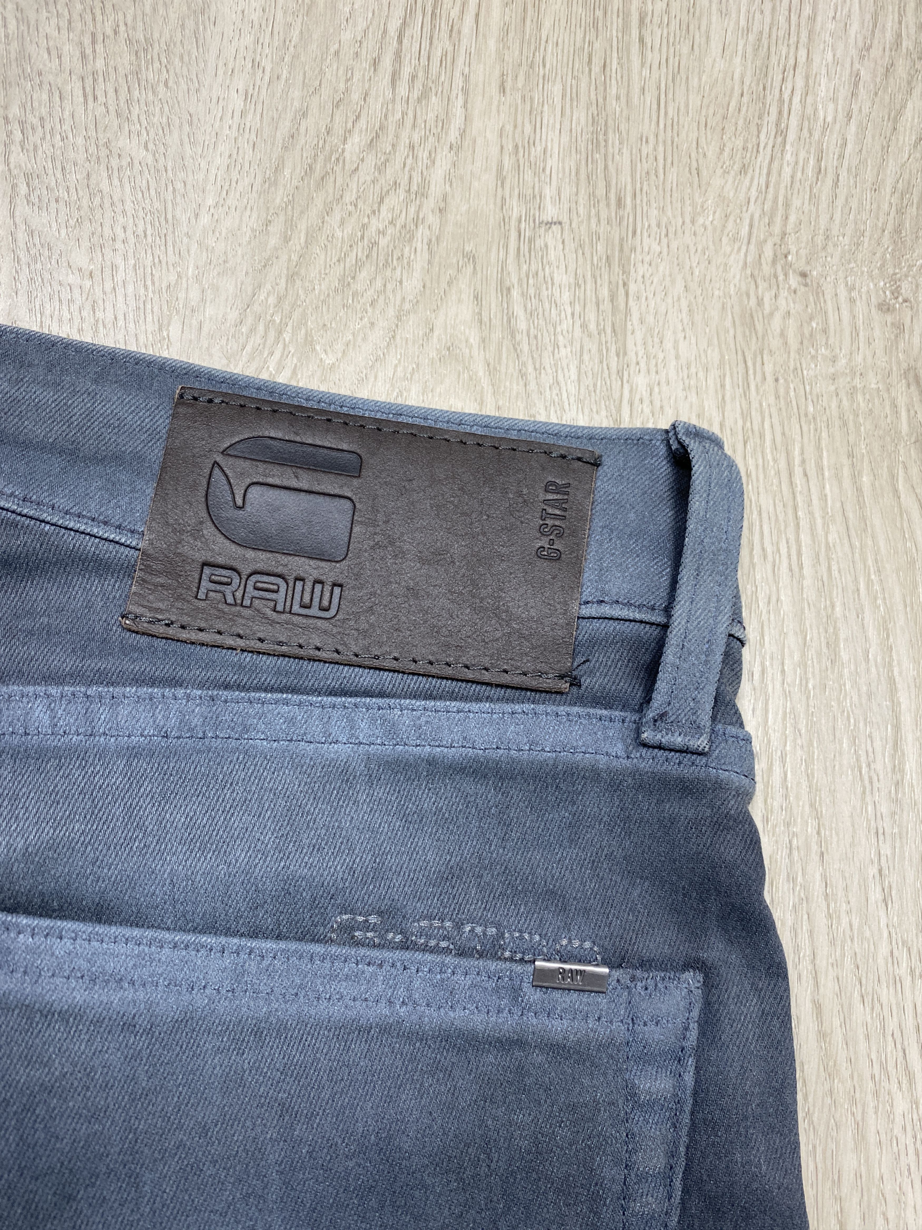 G-Star G Star Raw 3301 Slim Vintage Mens Denim Pants Jeans Size US 32 / EU 48 - 3 Thumbnail