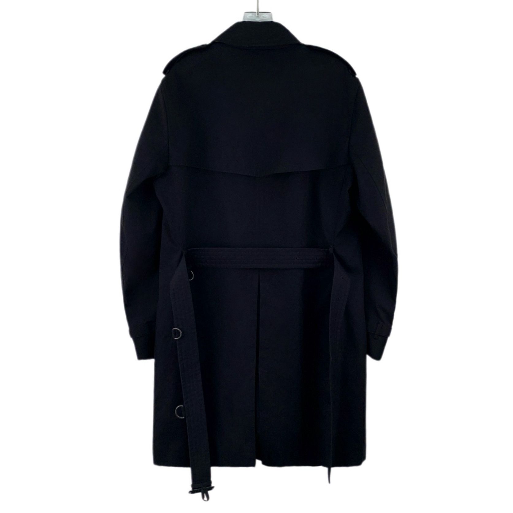Burberry Burberry Belted Trench Coat Black (50) Size US M / EU 48-50 / 2 - 2 Thumbnail