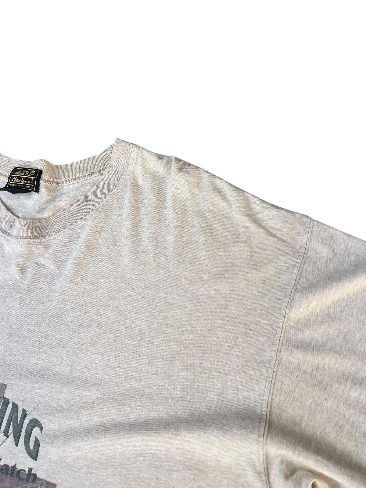Eddie Bauer × Vintage Vintage 90s Eddie Bauer Fly Fishing t shirt Size US XL / EU 56 / 4 - 10 Thumbnail
