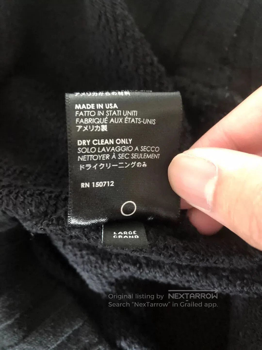 Amiri Amiri 17AW Gunshot Crewneck. Size US L / EU 52-54 / 3 - 6 Thumbnail