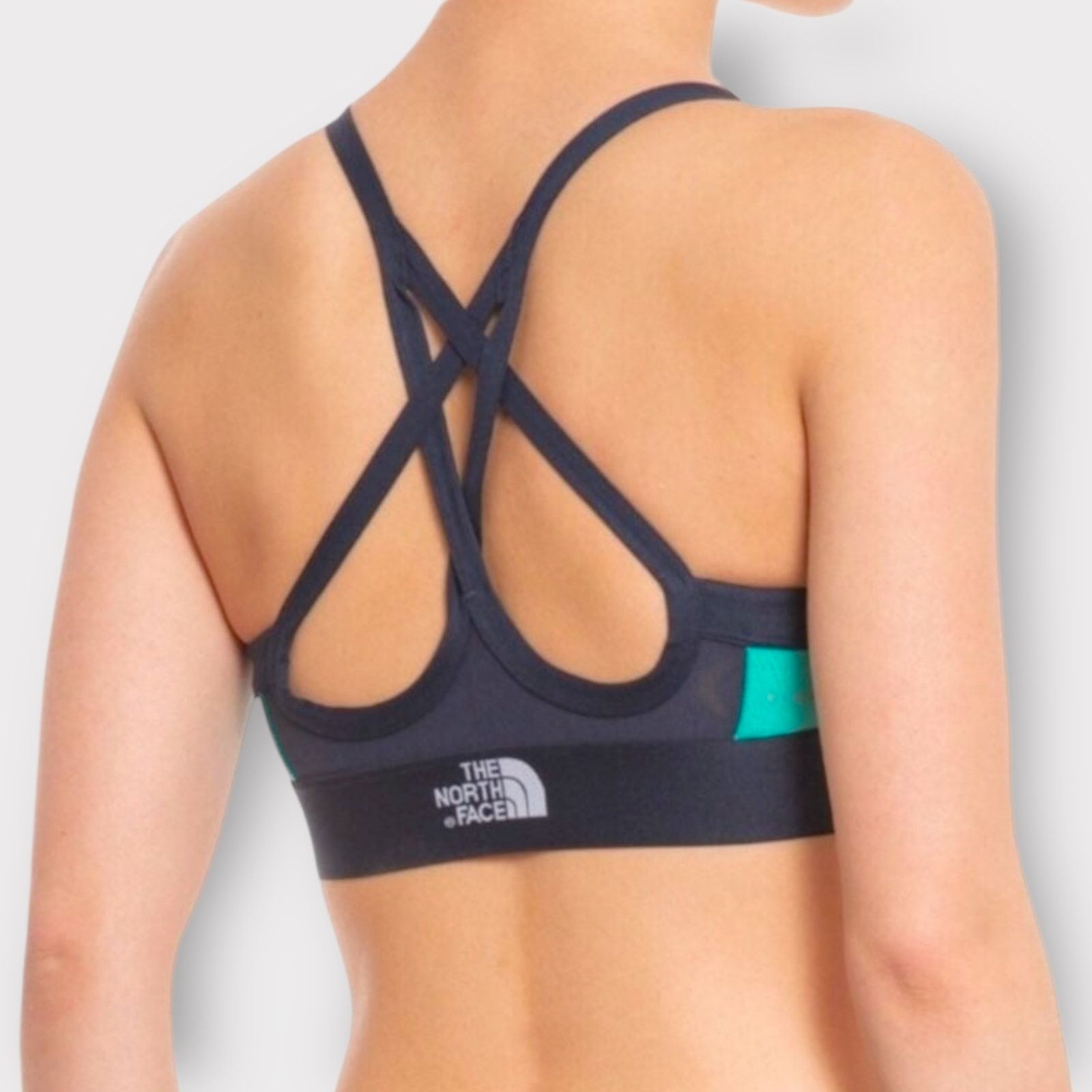 The North Face The North Face Motivation Sports Bra – Billiard Green/Navy L Size L / US 10 / IT 46 - 1 Thumbnail