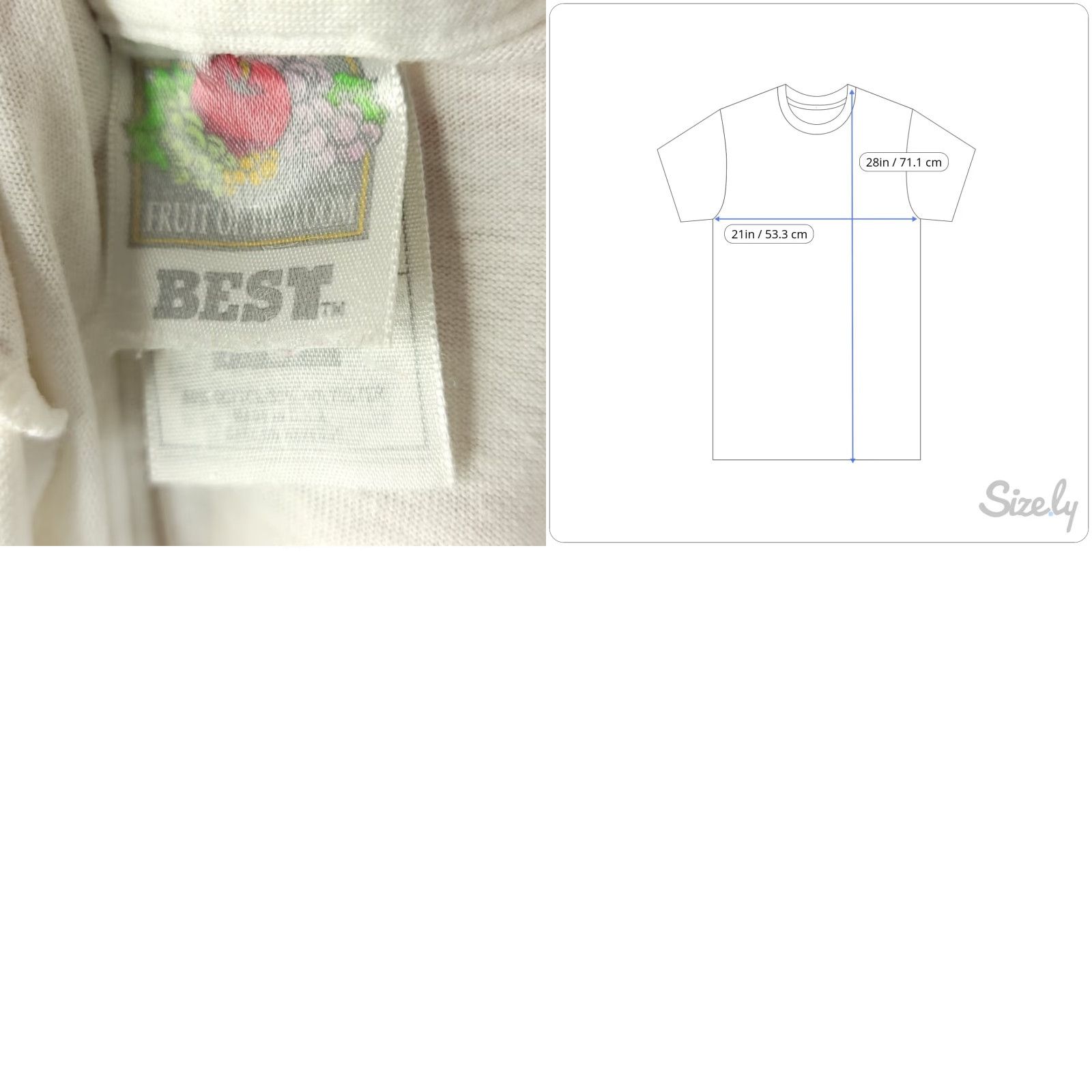 Fruit Of The Loom VINTAGE Bobby Sox Softball T Shirt Mens Size Large 90s Fast Made In USA Fruit of the Loom White Cotton Blend 90s baseball Mens T-Shirt US-made Size US L / EU 52-54 / 3 - 8 Thumbnail