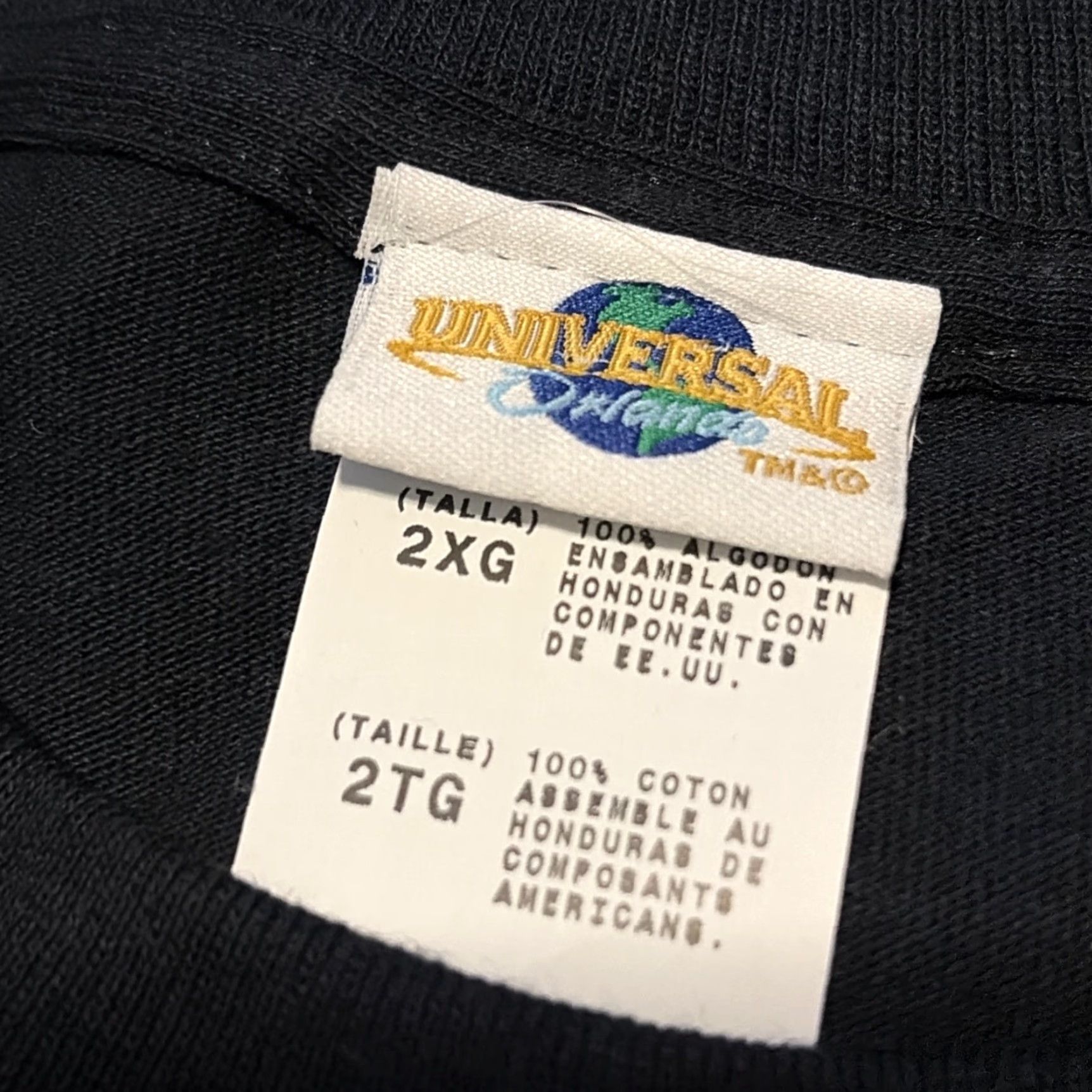 Vintage VINTAGE Universal Studios Fire Dragon Black 2XL T-Shirt Men 90s Shirt Size US XXL / EU 58 / 5 - 5 Thumbnail