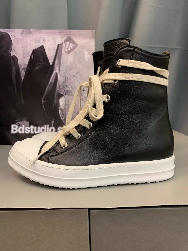 Rick Owens Rick Owens leather shoe Size US 5.5 / IT 35.5 - 3 Thumbnail
