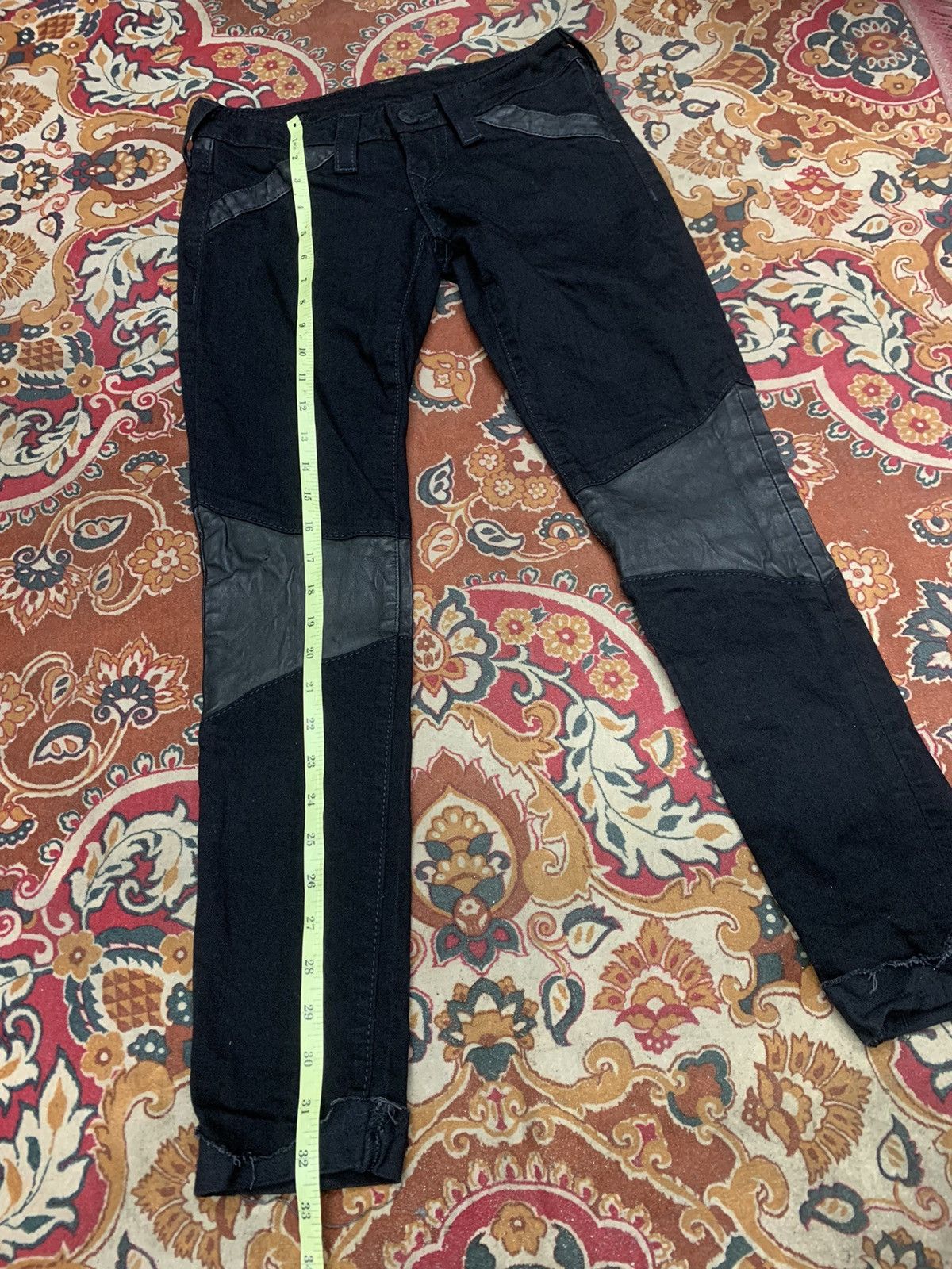 Hysteric Glamour × If Six Was Nine × Japanese Brand True religion black leather Size 25" / US 0 / IT 36 - 9 Thumbnail