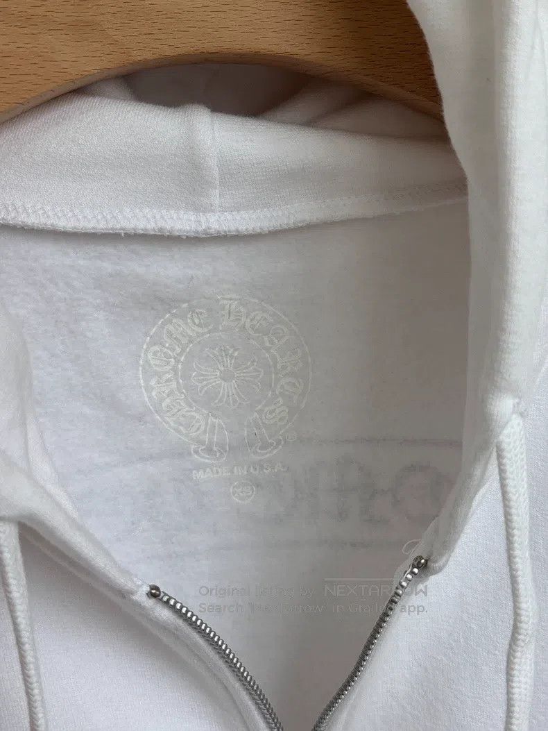 Chrome Hearts CHROME HEARTS Size XS White Sanskrit hooded sweater zipper Size US XS / EU 42 / 0 - 7 Thumbnail