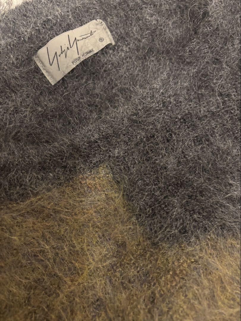 Yohji Yamamoto yohji yamamoto POUR HOMME Mohair color-pattern knit Size US L / EU 52-54 / 3 - 8 Thumbnail