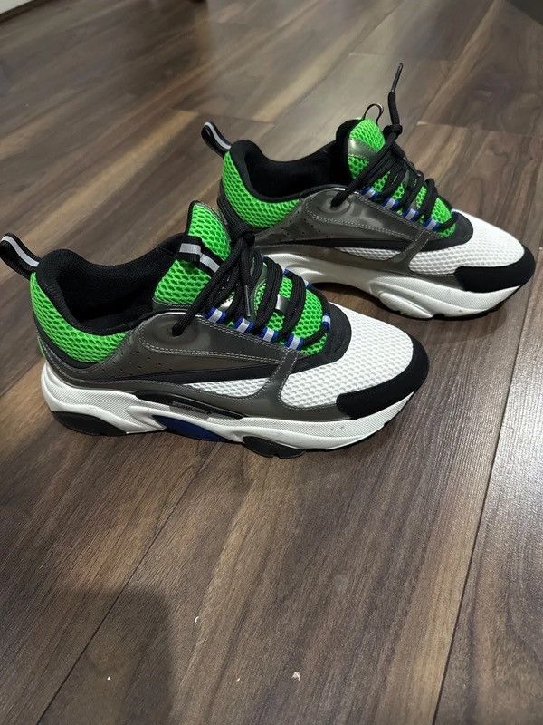 Dior Dior Homme B22 Neon Green/Silver *RARE* Size US 8 / EU 41 - 1 Thumbnail