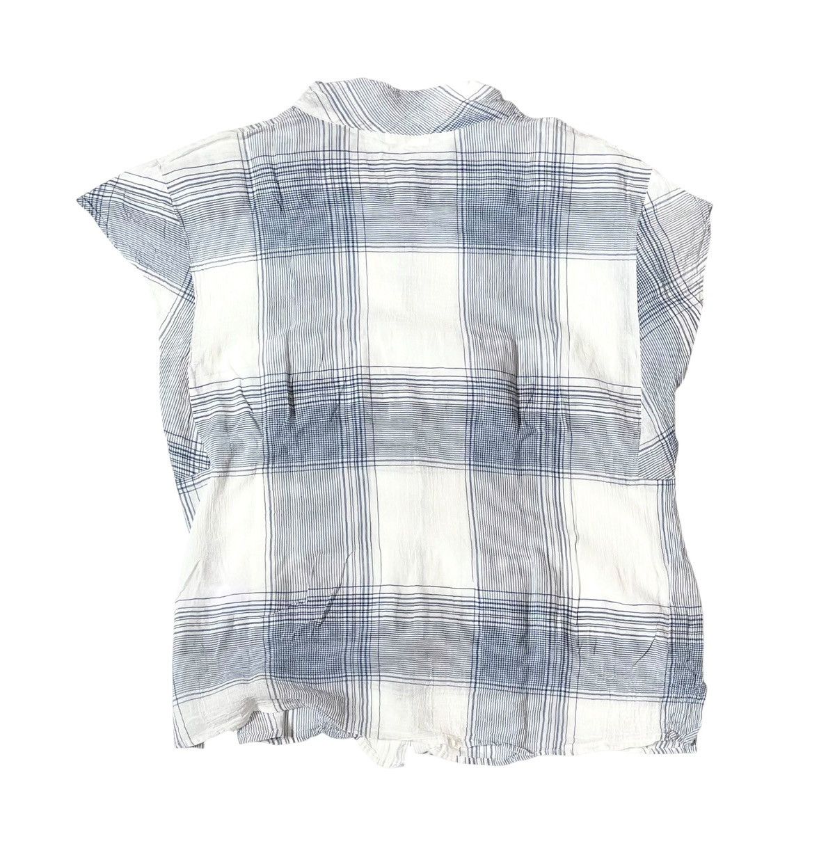 Issey Miyake Vintage issey miyake plantation plaid collarless shirt Size US M / EU 48-50 / 2 - 6 Thumbnail