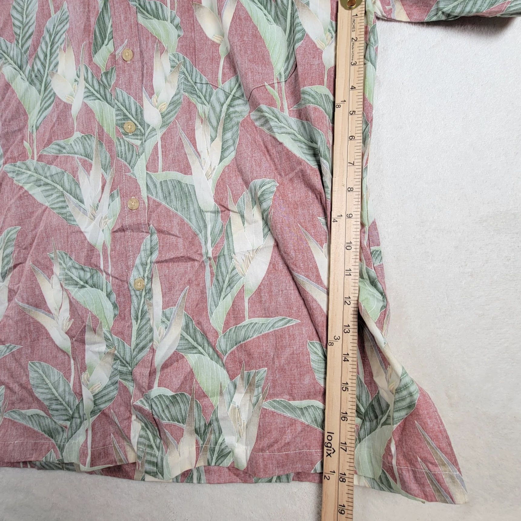 Tori Richard VINTAGE Tori Richard Hawaiian Shirt Mens L Red Short Sleeve 100% Cotton 1980s Summer Beach Size US L / EU 52-54 / 3 - 5 Thumbnail