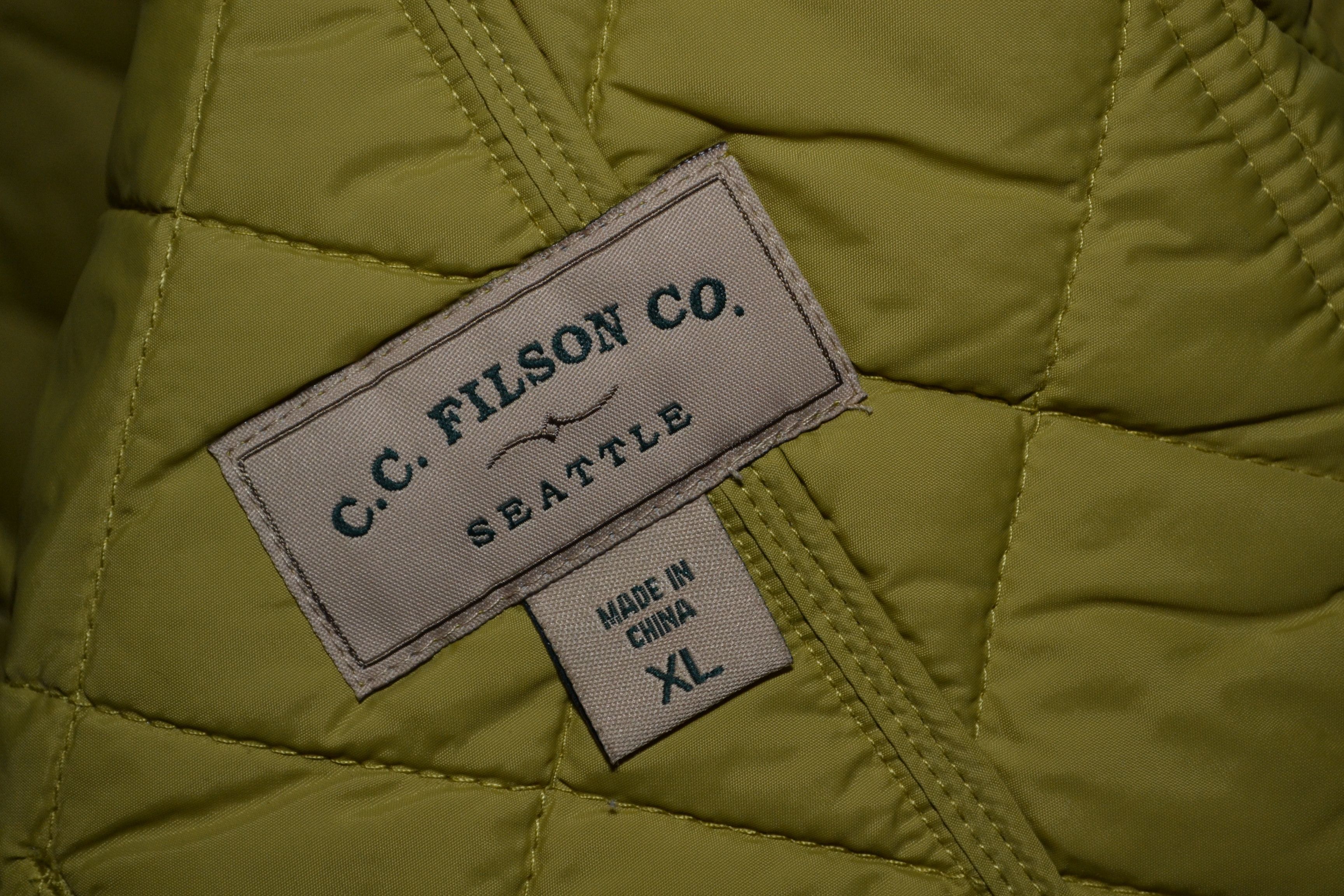 Filson C.C Filson Quilted Jacket Field Barn Coat Mustard Khaki XL Size XL / US 12-14 / IT 48-50 - 8 Thumbnail