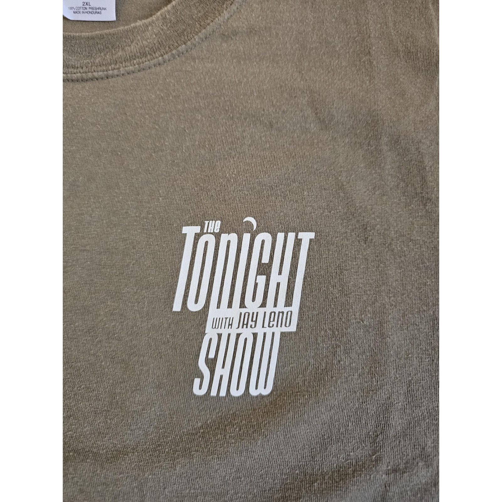 Gildan The Tonight Show T-Shirt, Jay Leno, Sz 2XL Y2K Size US XXL / EU 58 / 5 - 3 Thumbnail